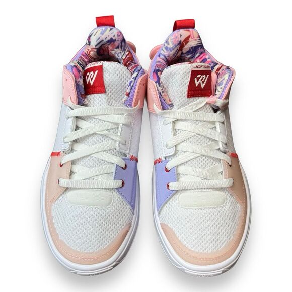 Jordan One Take 5 Womens/Kids White Pink Lavender Red FQ3102-100 - Picture 5 of 9